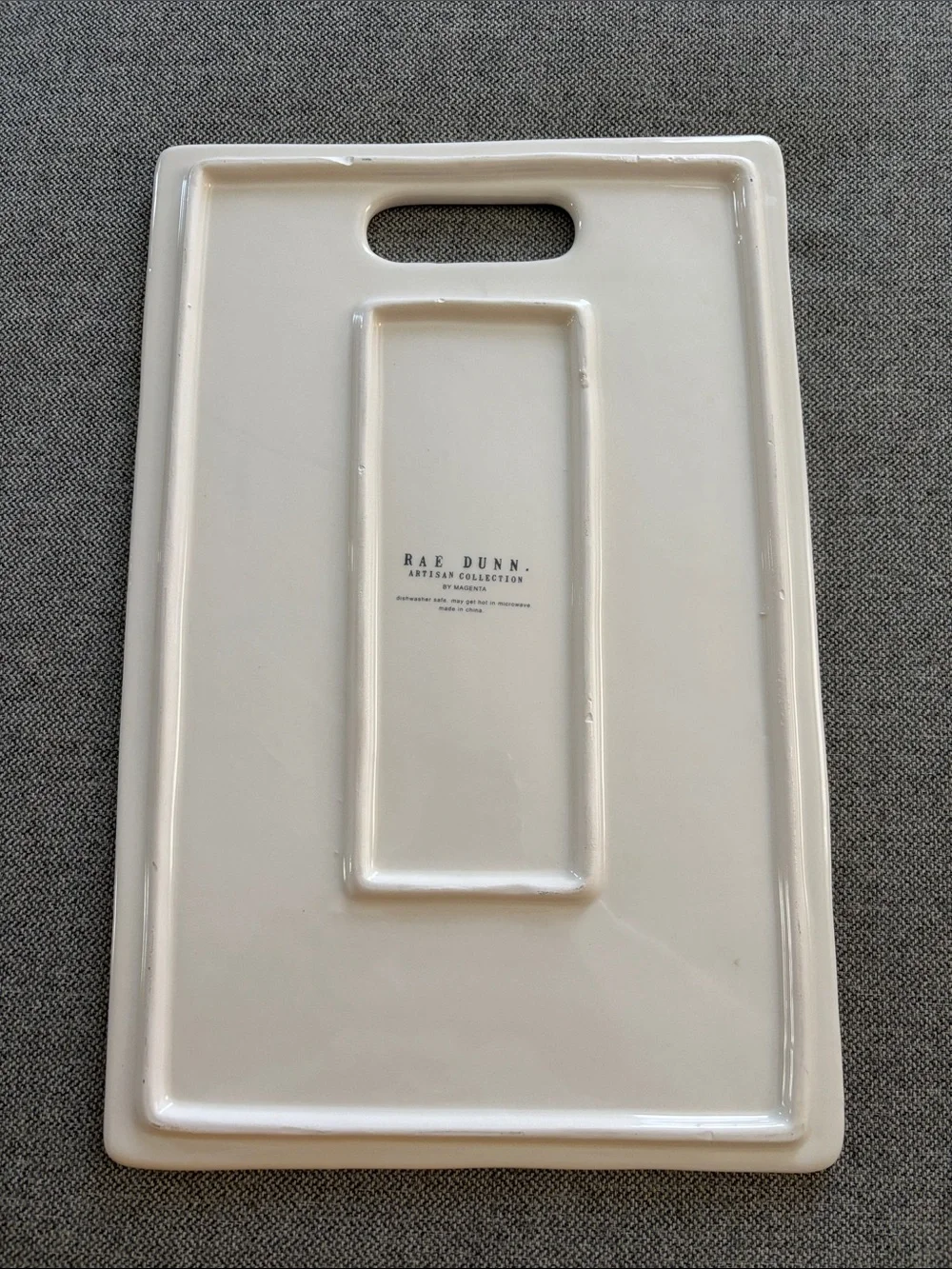 Rae Dunn Artisan Collection ceramic charcuterie board